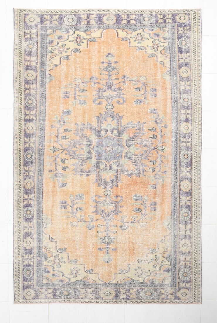 6'4'' x 10'2'' Turkish Vintage Rug - 24419 (1 of 20)