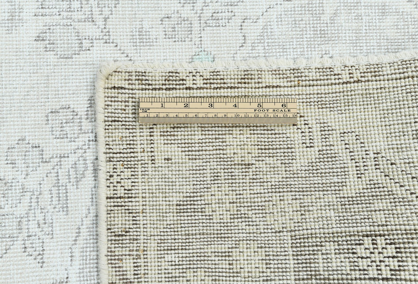 Antique Muted Floral Classic 6'5X9'4 Distressed Vintage Oriental Rug - 12