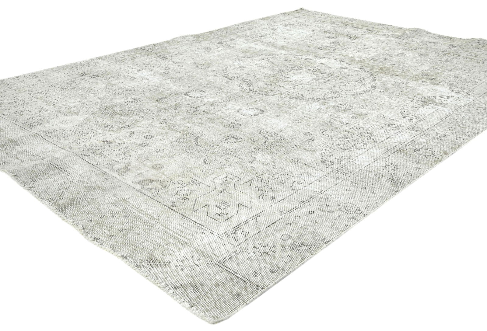 Antique Floral Traditional 6X8 Distressed Vintage Oriental Rug - 3