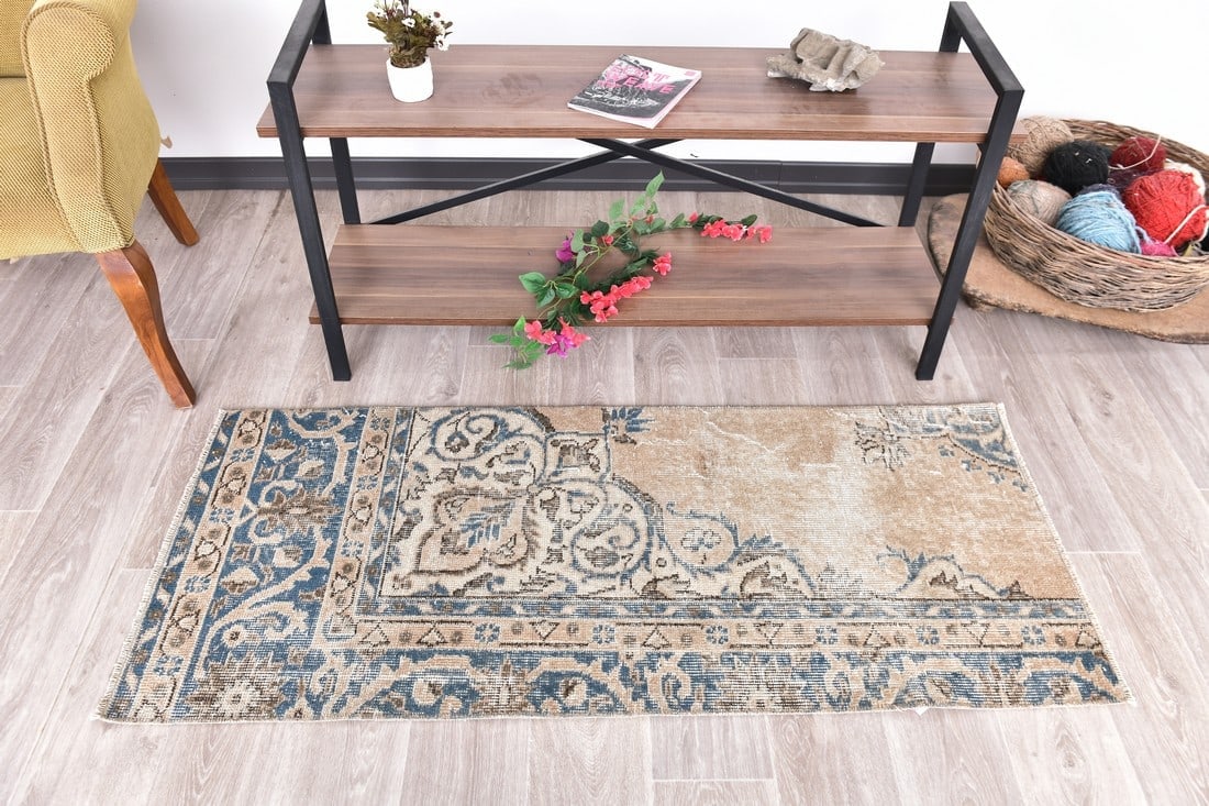 1'11'' x 4'9'' Decorative Vintage Rug - 240866 (1 of 15)