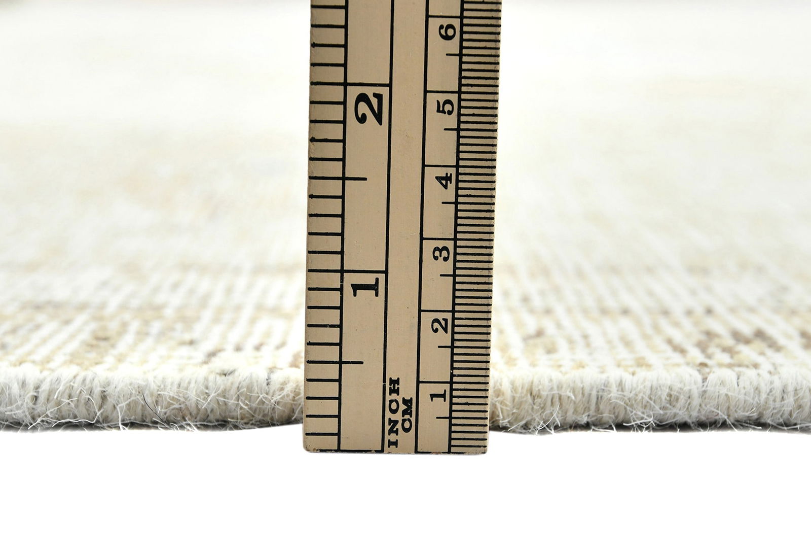 Muted Beige Antique Floral Traditional 6X9 Distressed Vintage Oriental Rug - 10