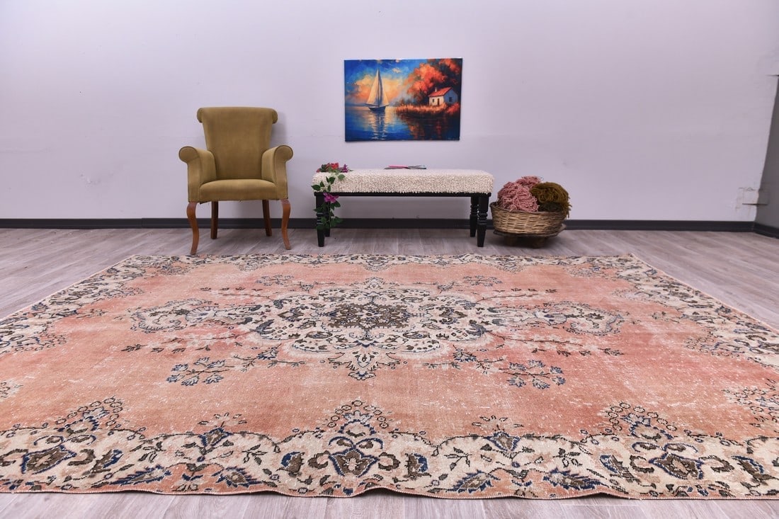 7'7'' x 10'5'' Turkish Vintage Runner Rug - 244439 (1 of 13)