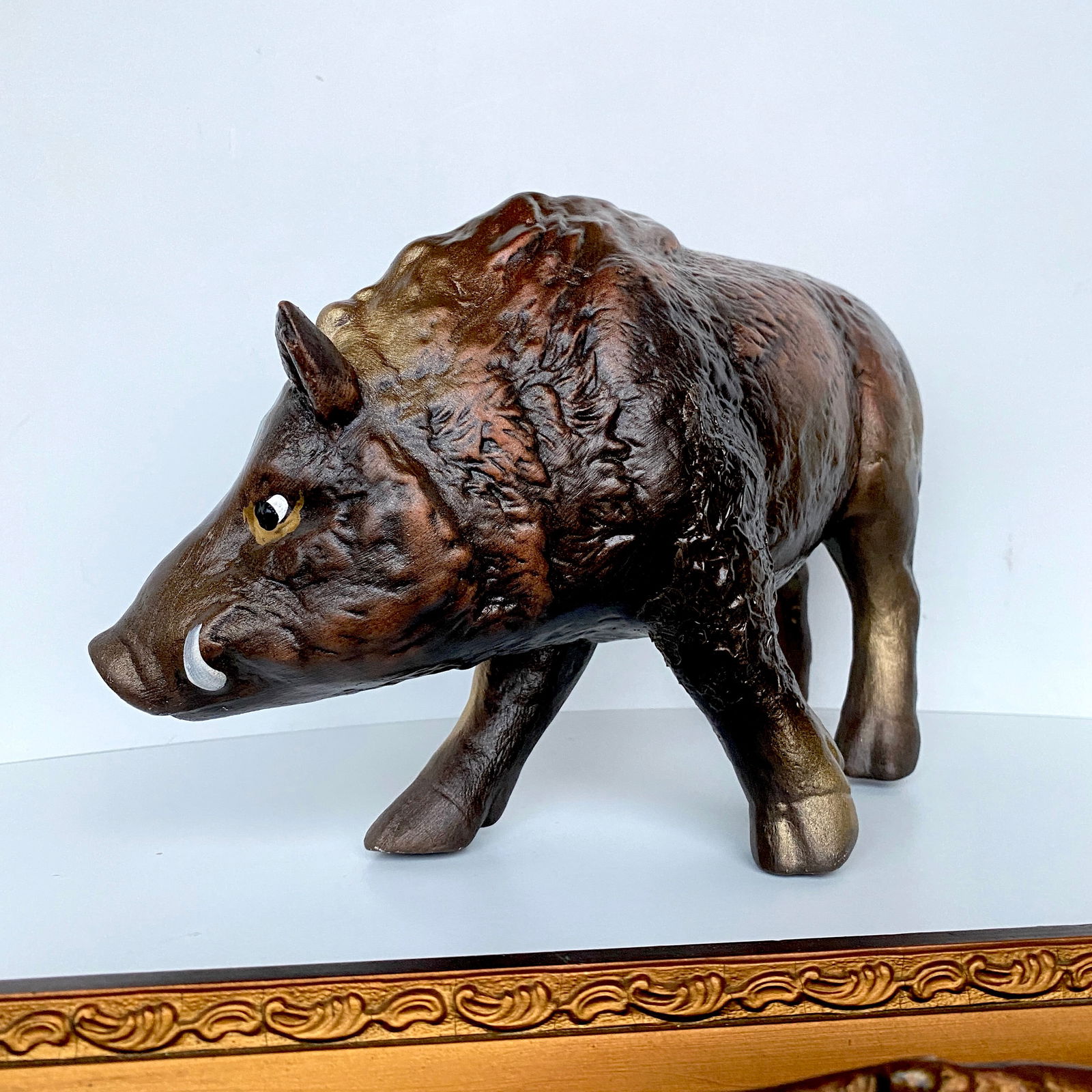 Cerabic boar statue - 2