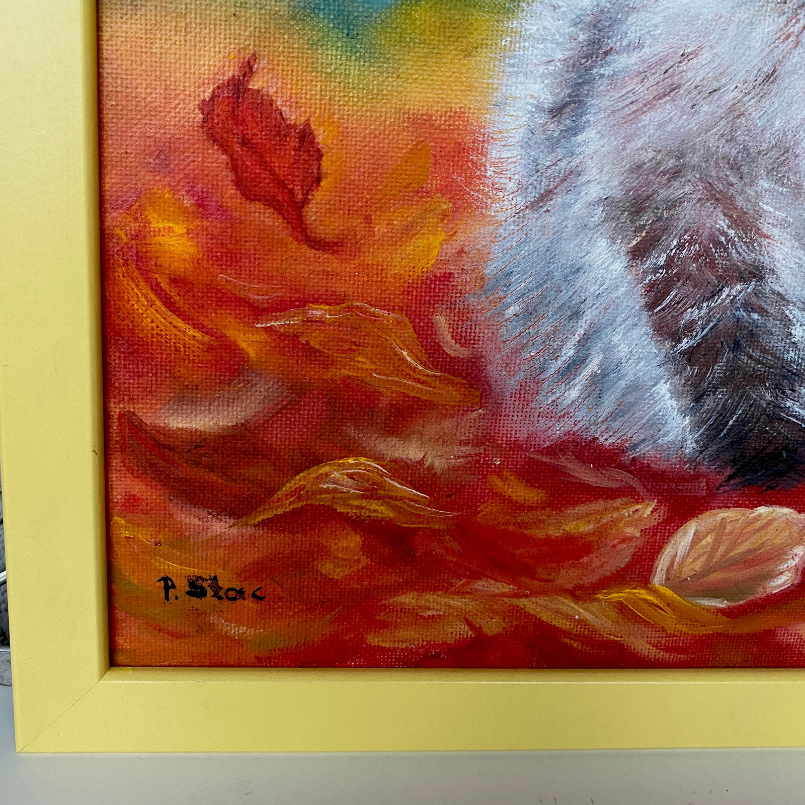 Hand painted cat portrait - 3