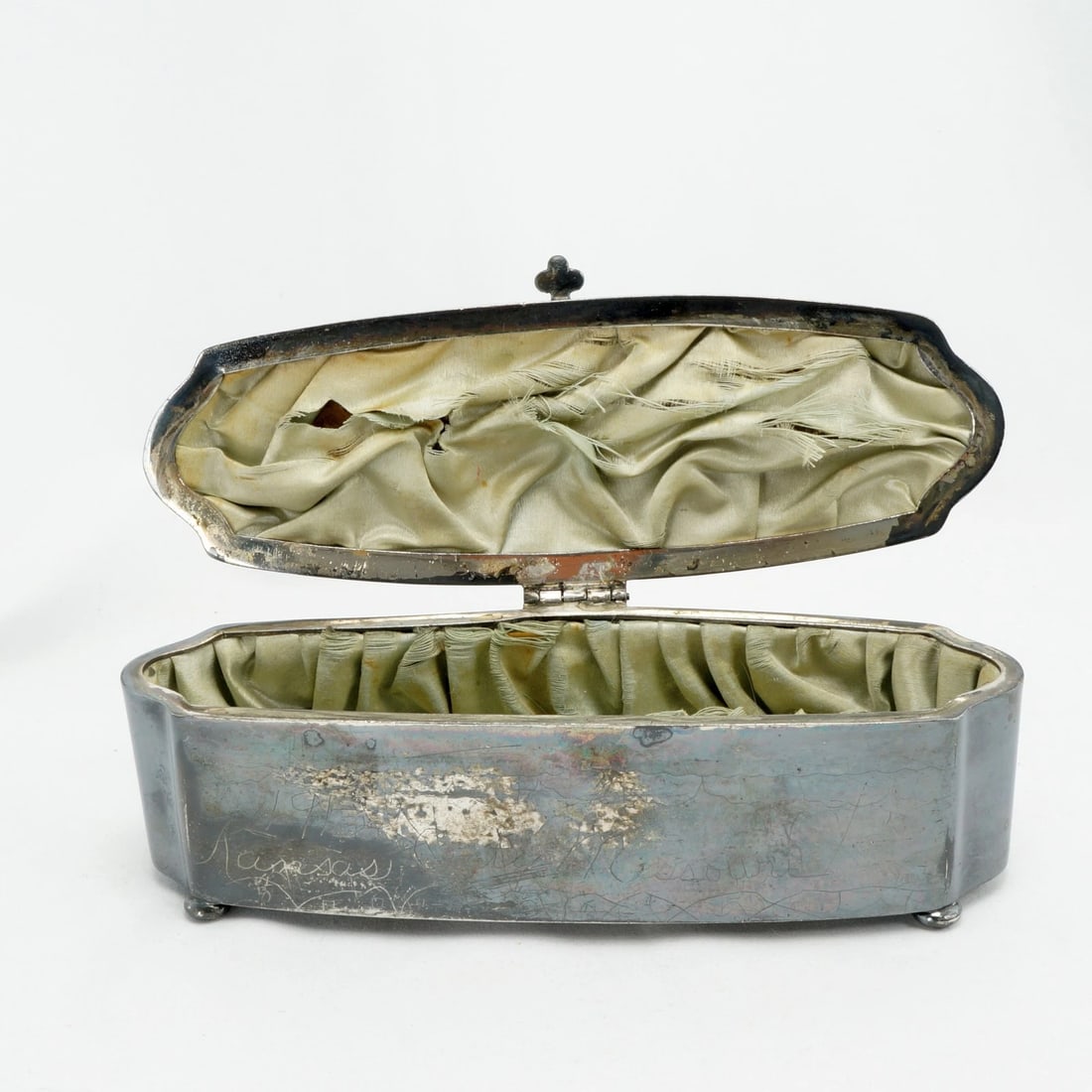 Art Nouveau Silverplate Jewelry Box (1 of 10)