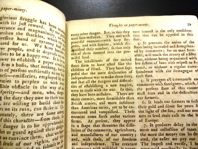 1787 American Museum Paper Money Benjamin Franklin - 5