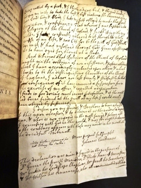 1704 The Dissenting Hypocrite Manuscript Addition - 3