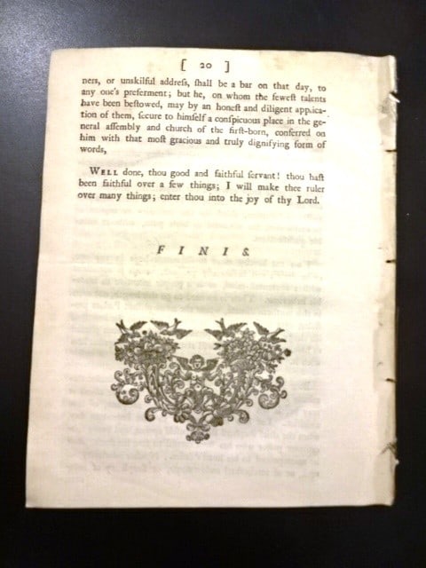 1759 Pamphlet Visitation Arch Deacon Northumberland - 3