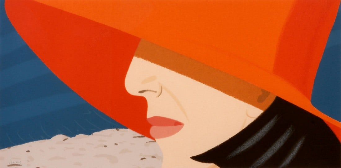 Alex Katz Orange Hat Print (1 of 1)