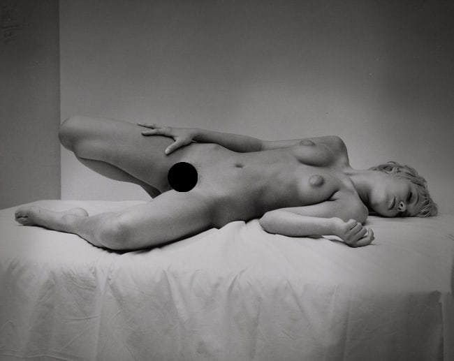 Andre de Dienes Untitled Print: Title: Andre de Dienes Untitled Print Description: Andre de Dienes Untitled Print mounted to conservation board measuring at 10.75x13.5 inches Dimensions: 10.75x13" Reserve: $60.00 