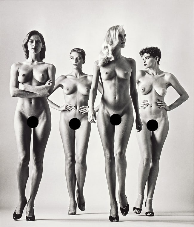 Helmut Newton Sie Kommen Figure Print: Title: Helmut Newton Sie Kommen Figure Print Description: Helmut Newton Sie Kommen Figure Print mounted to board measuring at 14x16.5 inches Dimensions: 14x16.5" Reserve: $60.00 Shipping:Domestic: