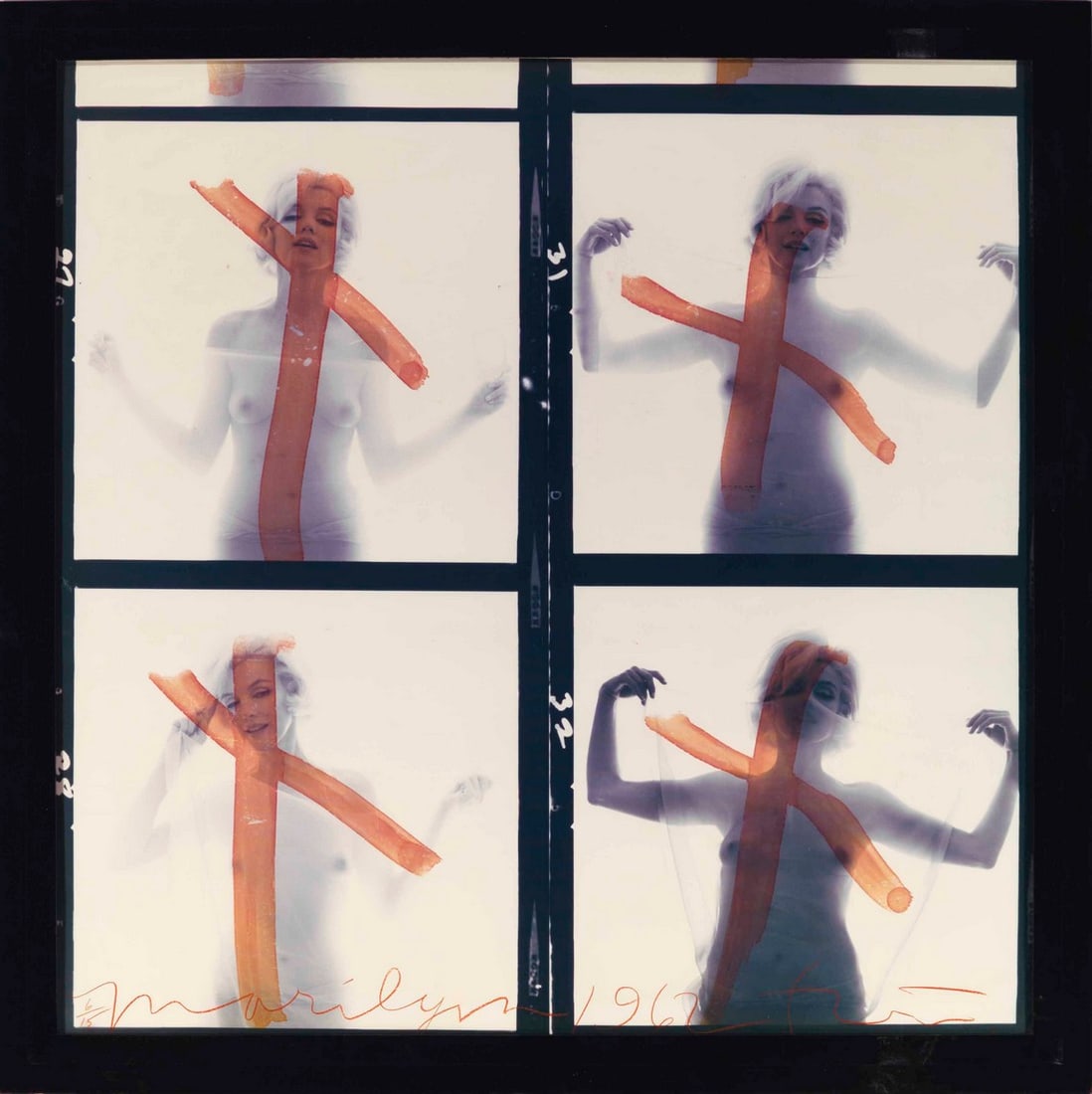 Marilyn Monroe Crucifix IV Print: Title: Marilyn Monroe Crucifix IV Print Description: Marilyn Monroe Crucifix IV Print measuring at 30x30 inches Dimensions: 30x30" Reserve: $60.00 Shipping:Domestic: Flat-rate of $35.00 to anywhere