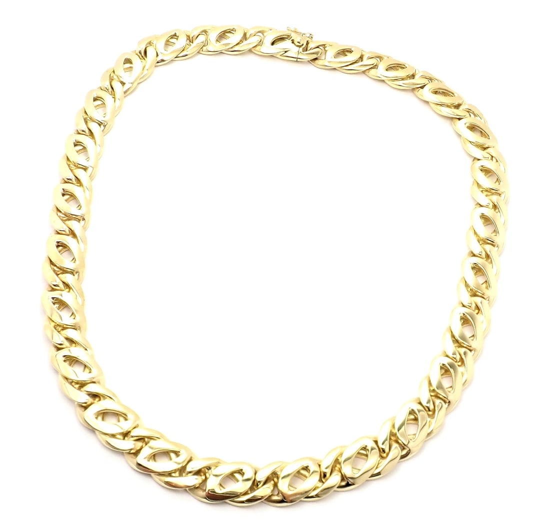 Rare! Authentic Vintage Cartier 18k Yellow Gold Link Chain Necklace (1 of 10)