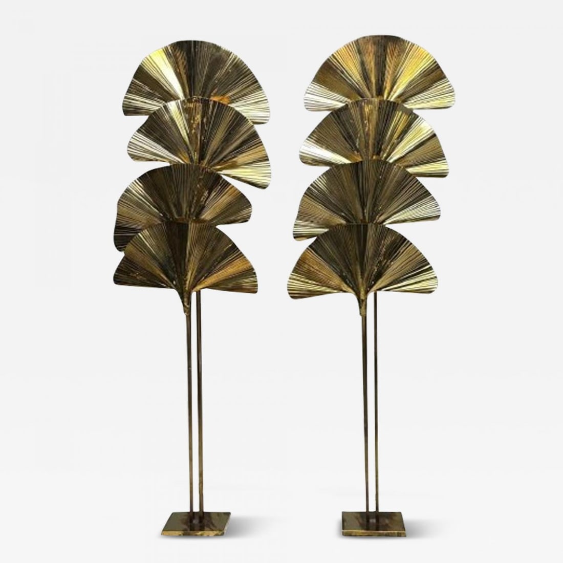 Carlo Giorgi, Bottega Gadda, Italian Mid-Century Modern, Ginko Leaf Floor Lamps (1 of 13)