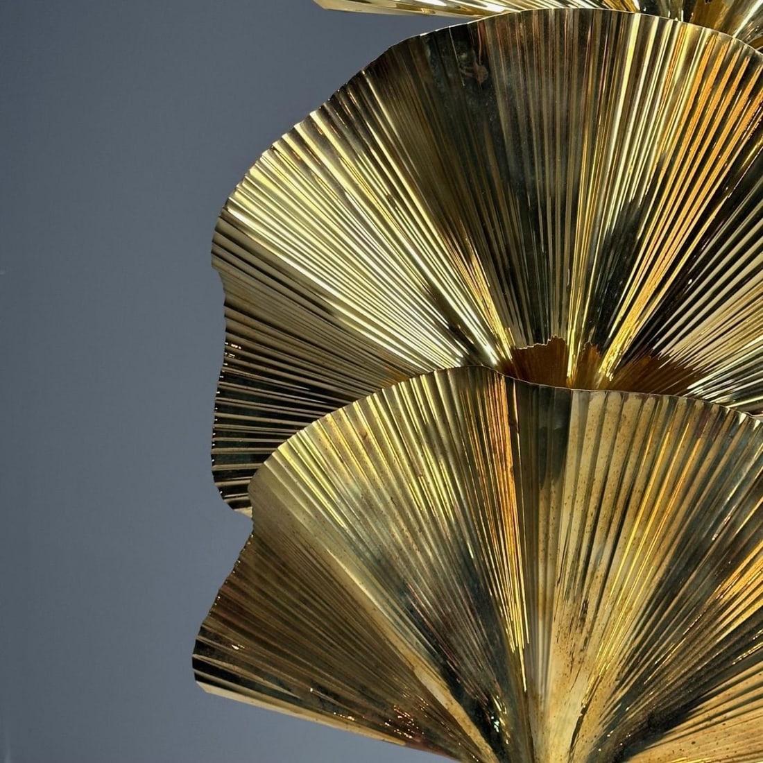 Carlo Giorgi, Bottega Gadda, Italian Mid-Century Modern, Ginko Leaf Floor Lamps - 8