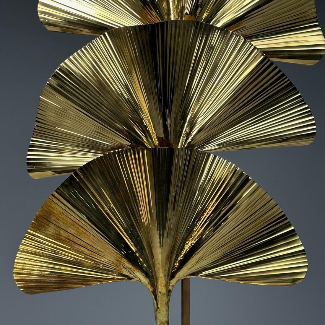 Carlo Giorgi, Bottega Gadda, Italian Mid-Century Modern, Ginko Leaf Floor Lamps - 9