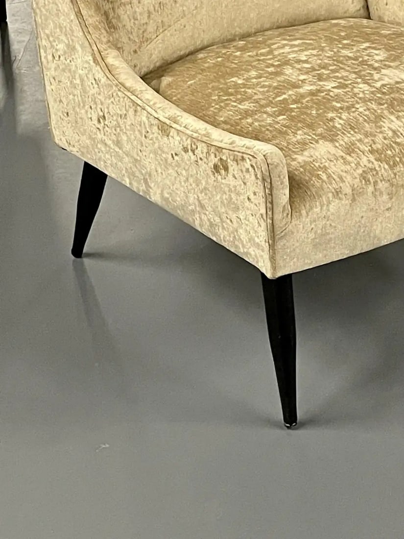 Pair of Mid-Century Modern Slipper/Lounge Chairs, Harvey Probber Style, American - 9