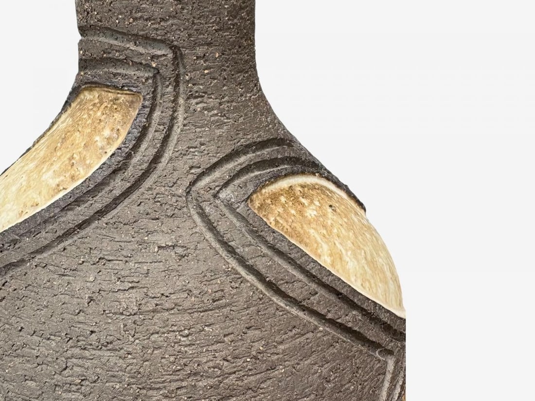 Løvemose Keramik, Brown Stoneware, Table Lamp, Denmark, 1960s - 6