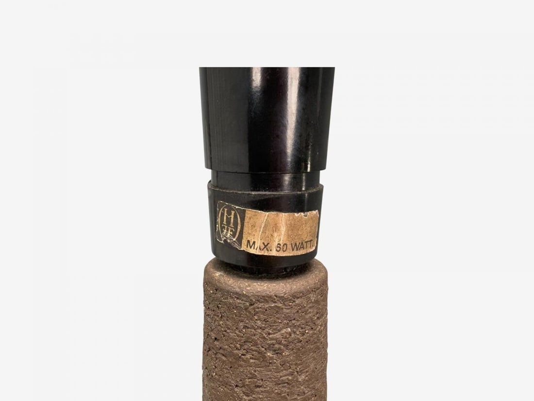 Løvemose Keramik, Brown Stoneware, Table Lamp, Denmark, 1960s - 8