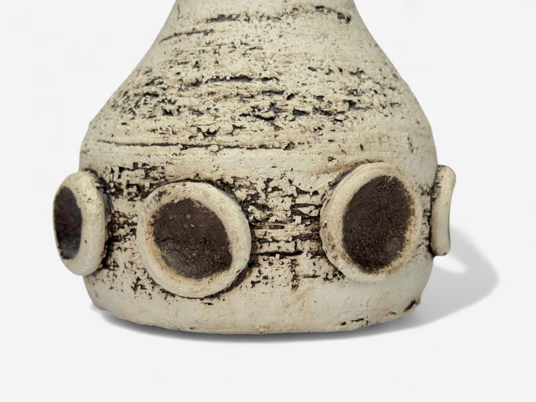 Danish Modern, Crackle Stoneware, Table Lamp, Denmark, 1970s - 6