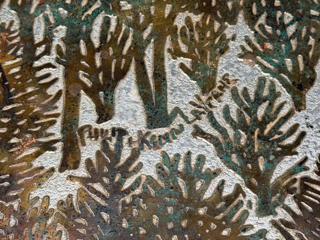 Philip & Kelvin LaVerne, Bronze, Eternal Forest Coffee Table, USA, 1960s - 11