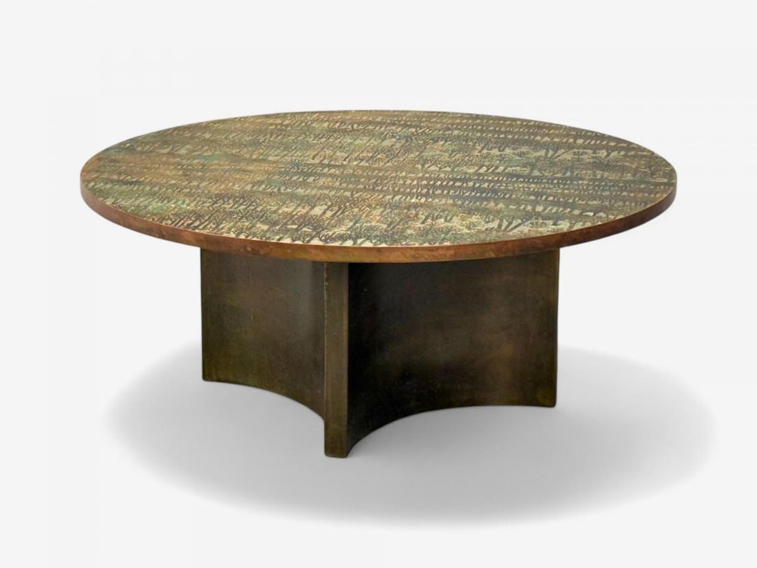 Philip & Kelvin LaVerne, Bronze, Eternal Forest Coffee Table, USA, 1960s - 4