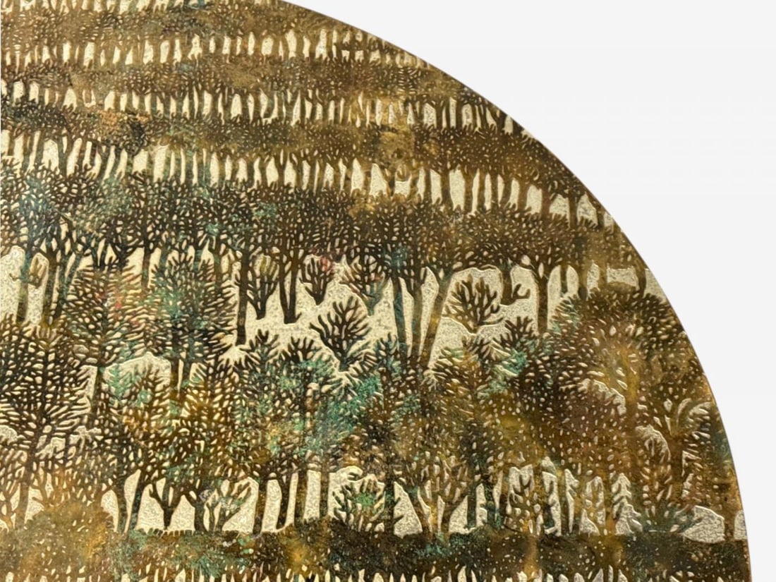 Philip & Kelvin LaVerne, Bronze, Eternal Forest Coffee Table, USA, 1960s - 9