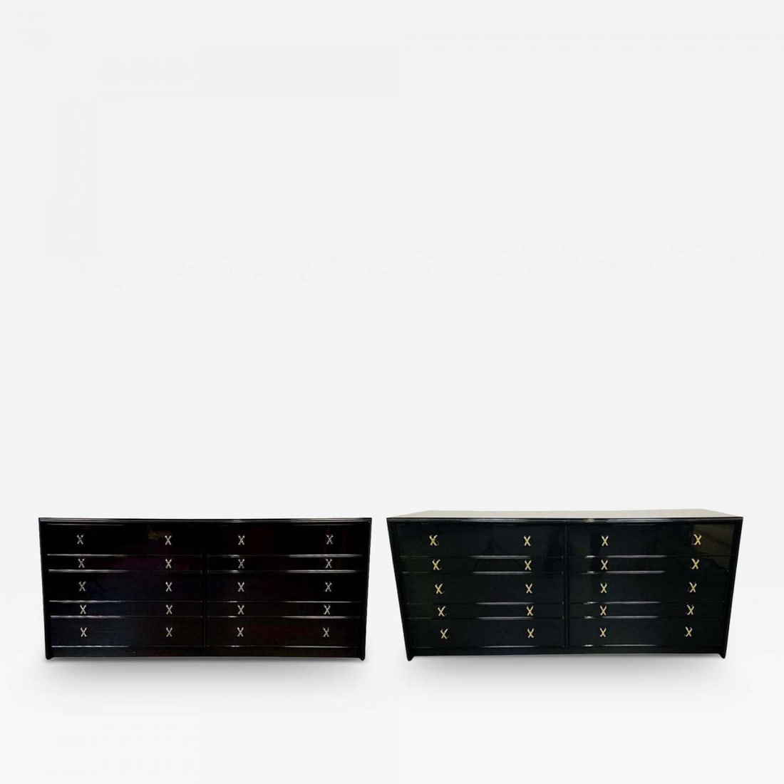 Compatible Pair Mid-Century Modern Dressers, Chests by Paul Frankl, John Stuart (1 of 12)