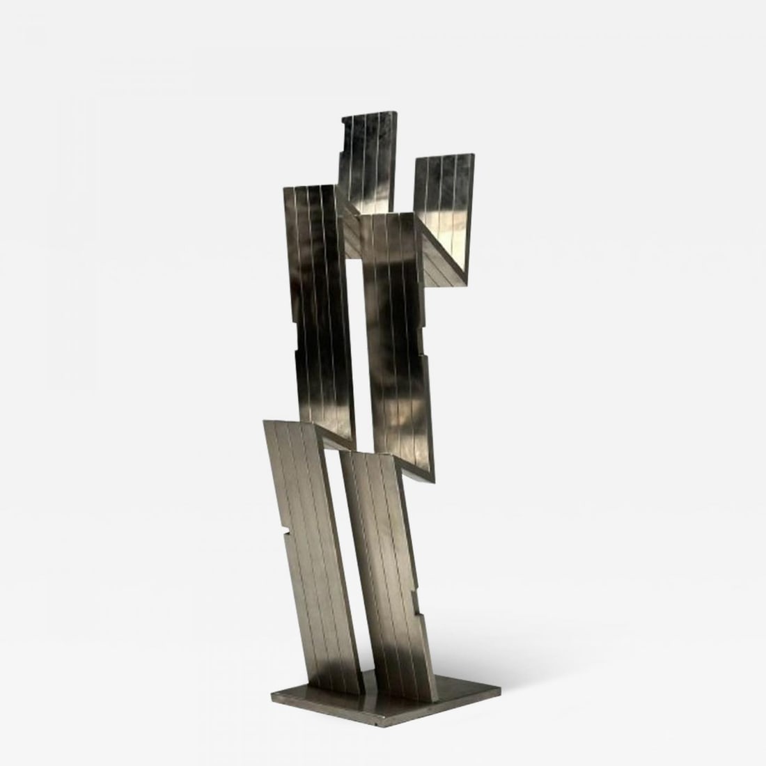Salvatore Messina, Italian Mid-Century Modern, Abstract Sculpture, Steel, 1970s - 2