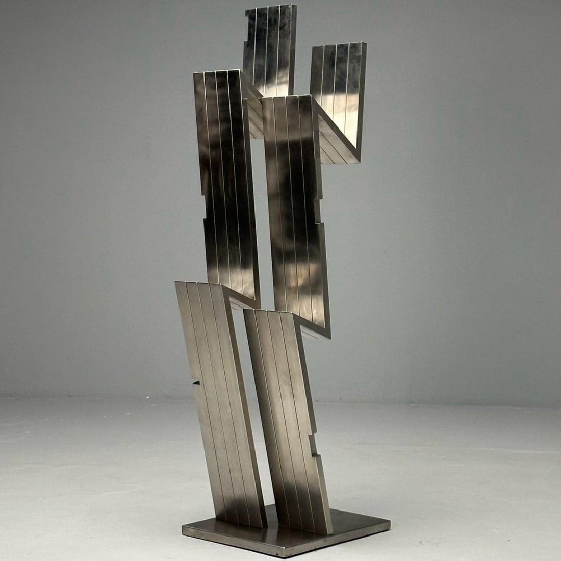 Salvatore Messina, Italian Mid-Century Modern, Abstract Sculpture, Steel, 1970s - 7