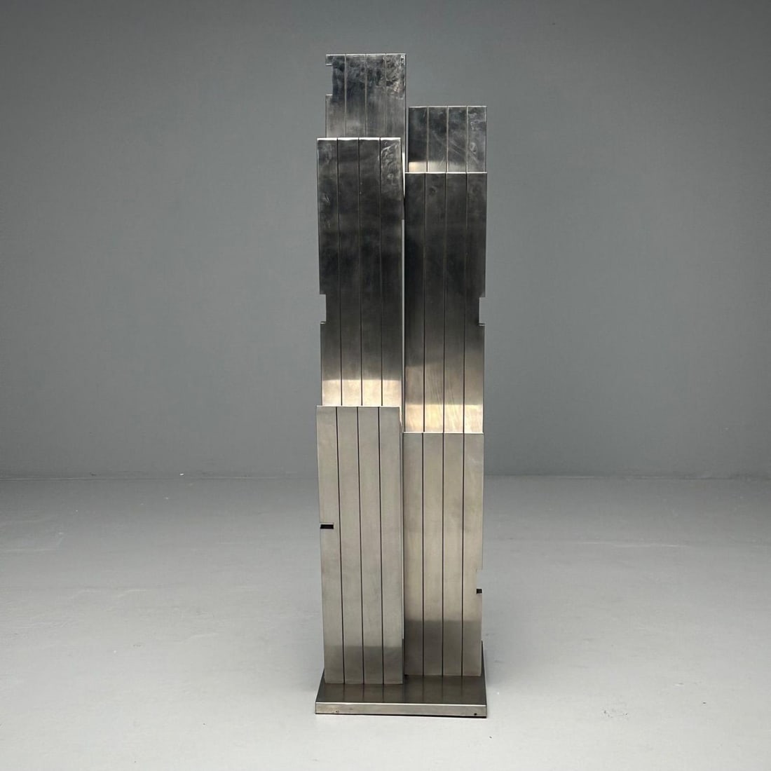 Salvatore Messina, Italian Mid-Century Modern, Abstract Sculpture, Steel, 1970s - 8