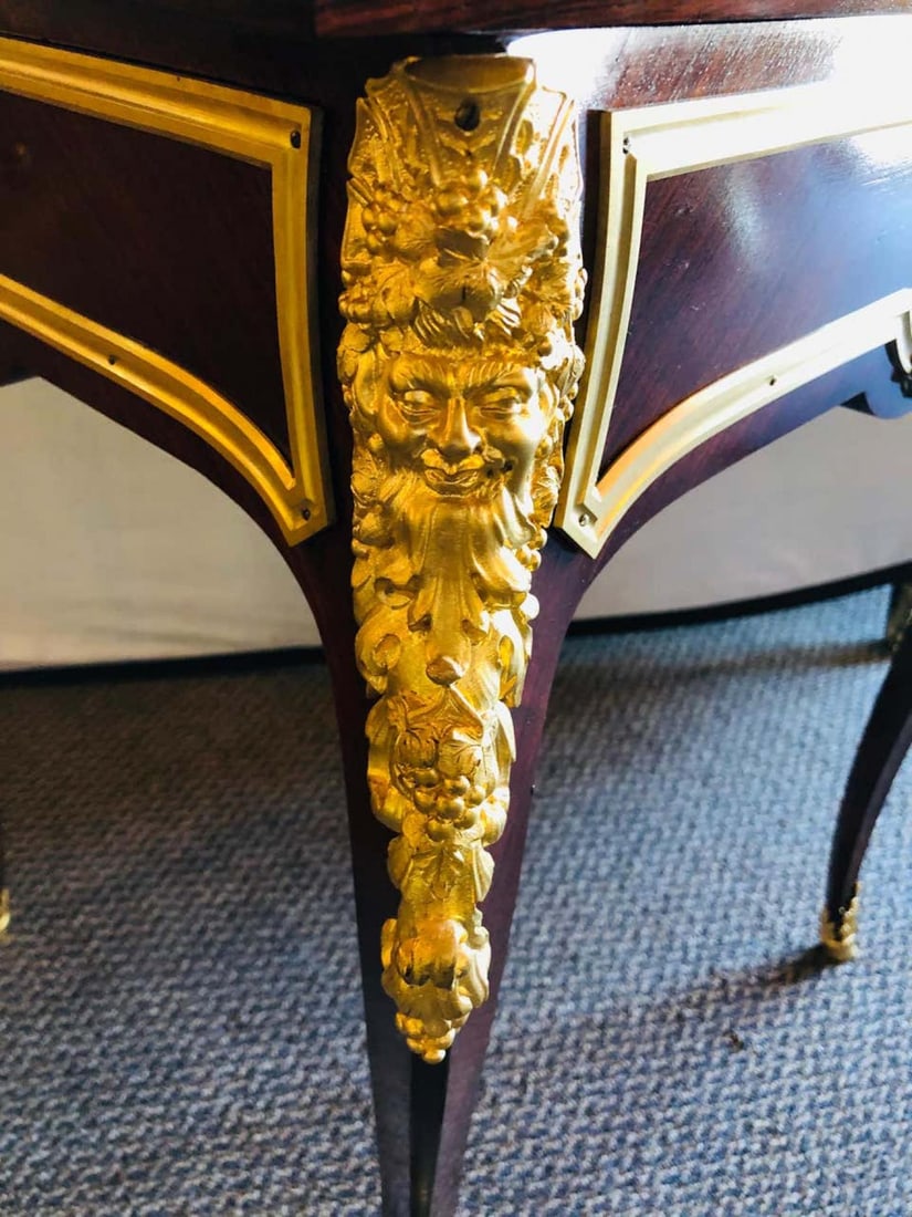 19th Century French Ormolu Folding Card Envelope Table, Signed P. Sormani - 5