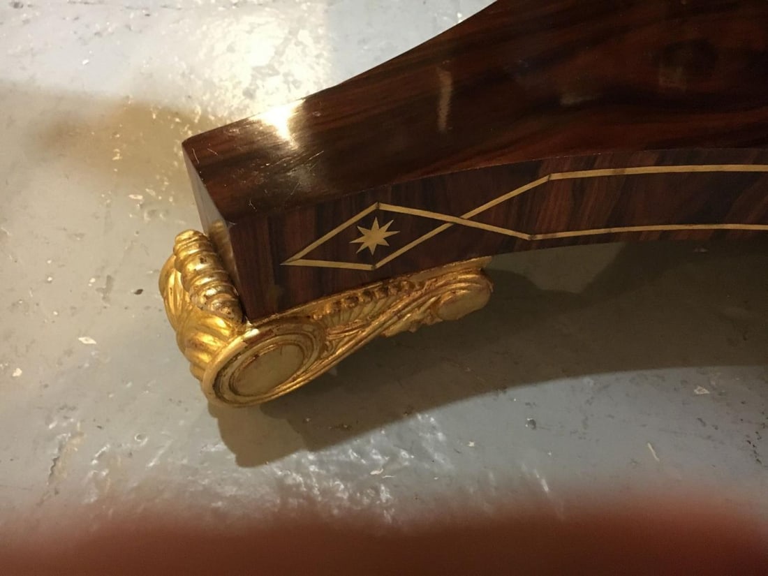 Late 19th-Early 20th Century Russian Neoclassical Boule Inlaid Centre Tilt Table - 9