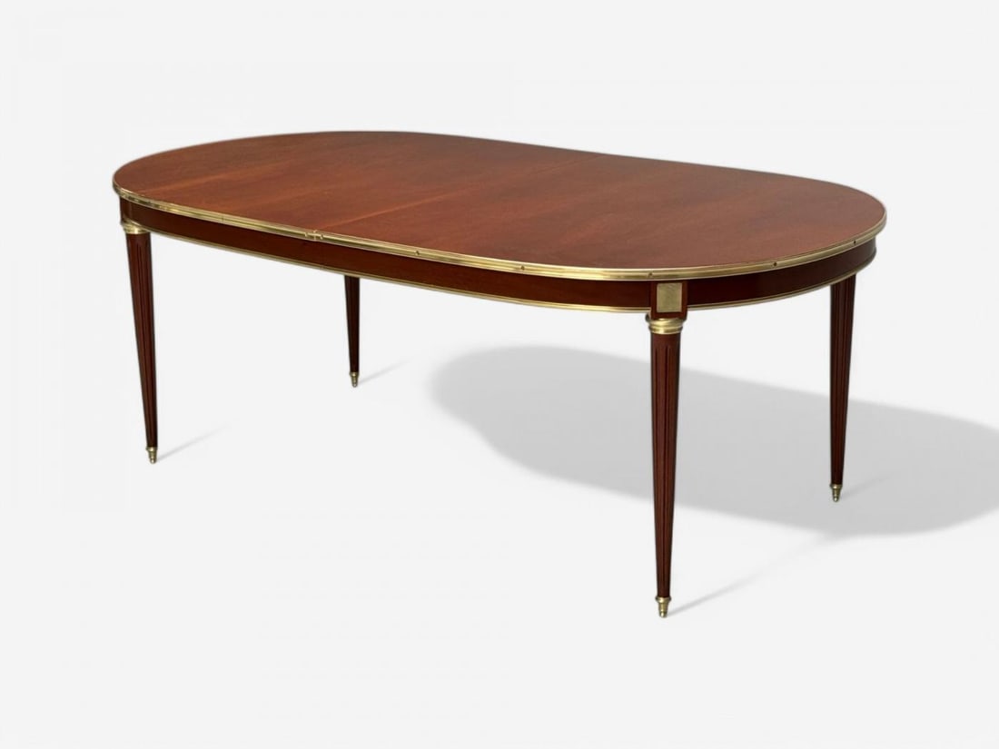 Maison Jansen, Louis XVI Style, Mahogany, Bronze, Dining Table, France, 1920s - 5