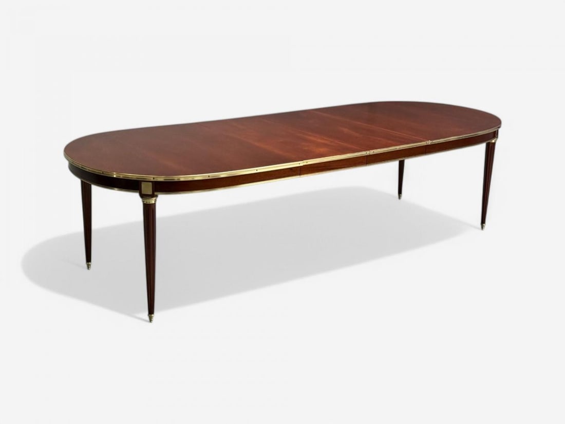 Maison Jansen, Louis XVI Style, Mahogany, Bronze, Dining Table, France, 1920s - 7
