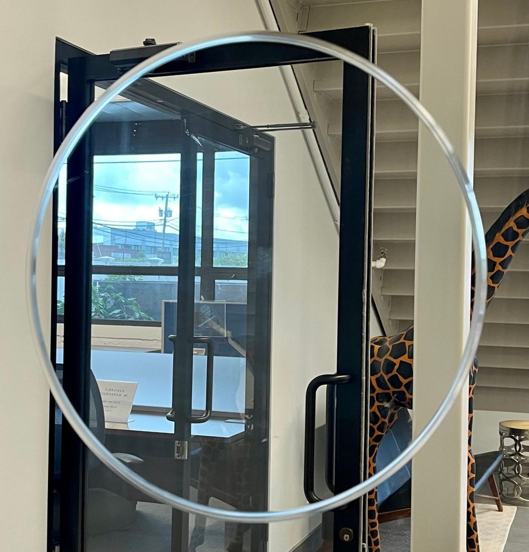 Pair of Square Maccasar Faux Art Deco Style Wall / Console Mirror - 5