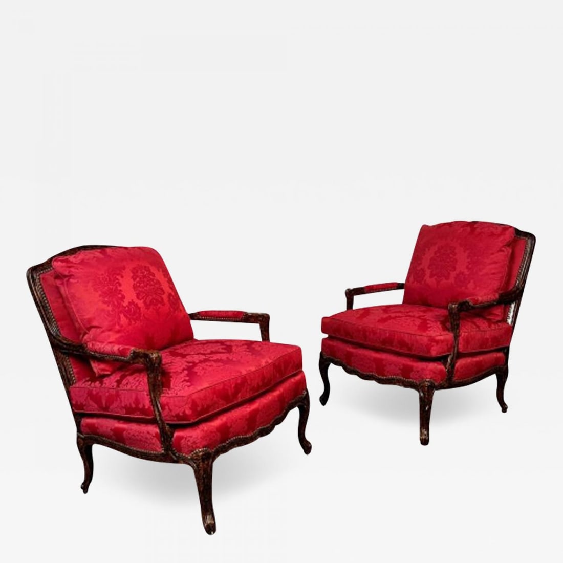 Pair of Tortoise Shell Lounge Chairs/ Marquis by Theodore Alexander, Fauteuils (1 of 13)