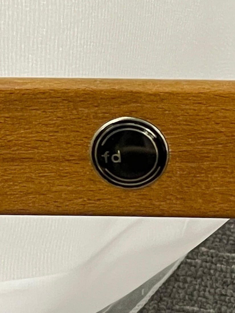 France and Daverkosen Teak Armchairs, Mid-Century Modern in Sherpa Style Fabric - 8