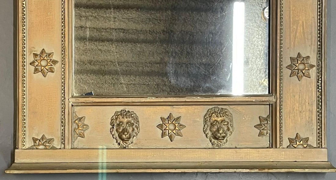 19th Century Wall, Console or Pier Cherub Mirror - 7