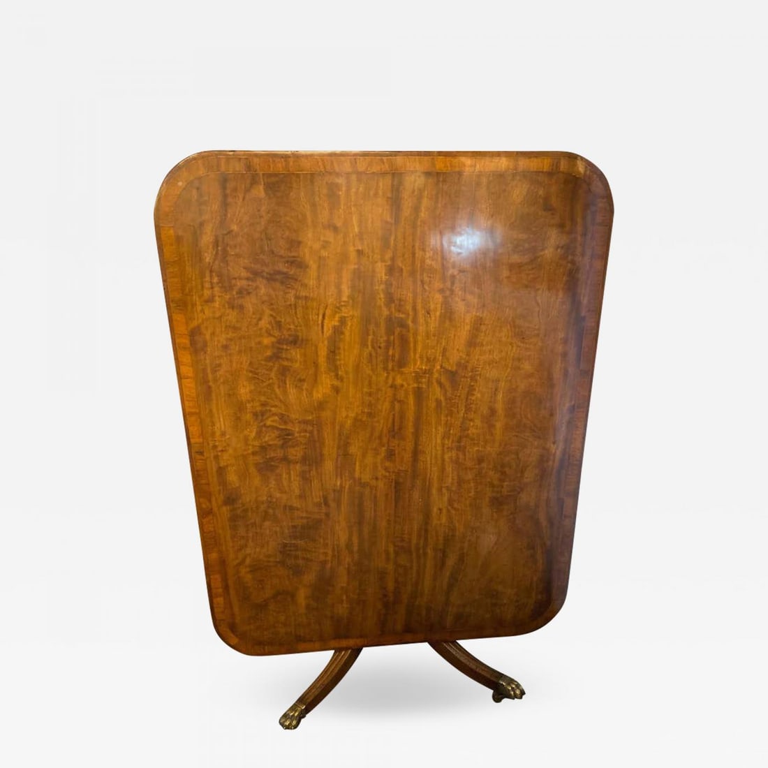 Regency Breakfast Table Tilt Top Mahogany & Rosewood Banded, circa 1810 (1 of 13)