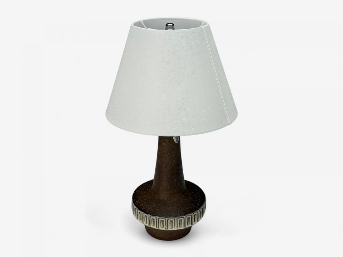 Michael Andersen & Søn, Brown Stoneware, Table Lamp, Denmark, 1960s - 4