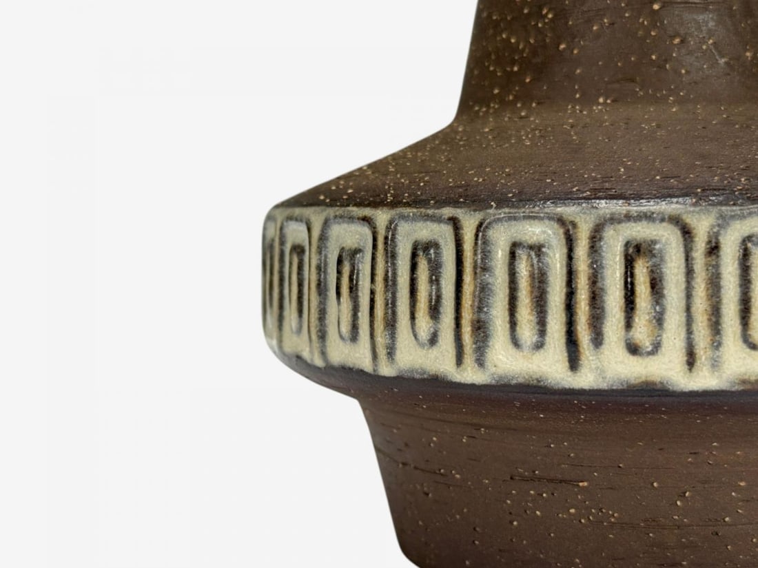 Michael Andersen & Søn, Brown Stoneware, Table Lamp, Denmark, 1960s - 8