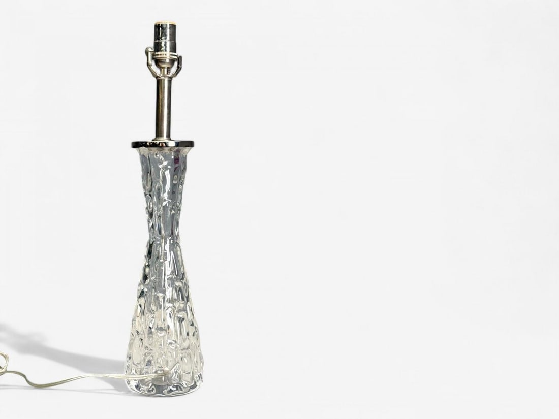 Carl Fagerlund, Swedish Modern, Textured Glass, Table Lamp, Sweden, 1960s - 3