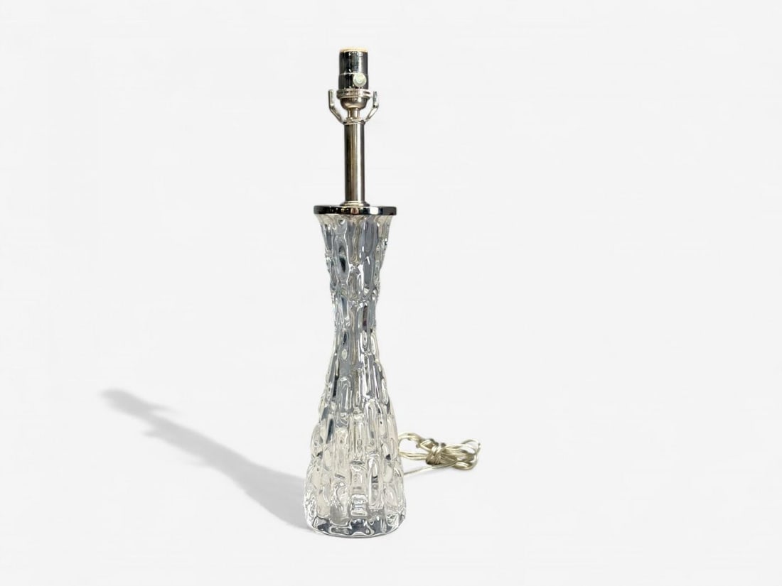 Carl Fagerlund, Swedish Modern, Textured Glass, Table Lamp, Sweden, 1960s - 6