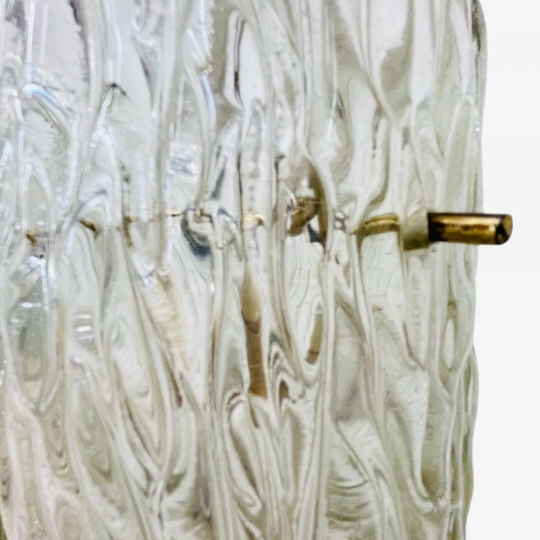 Carl Fagerlund, Swedish Modern, Textured Glass, Pendant Light, Sweden, 1940s - 5