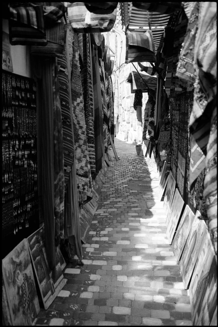 The Medina, Fes, Morocco - Silver Gelatin: Title: The Medina, Fes, Morocco - Silver Gelatin Photograph - Limited Edition of 10 Artist: Paul Cooklin Origin: United Kingdom Medium: Photography, Gelatin on Paper Dimensions: 16 W x 20 H x 0.1 D in