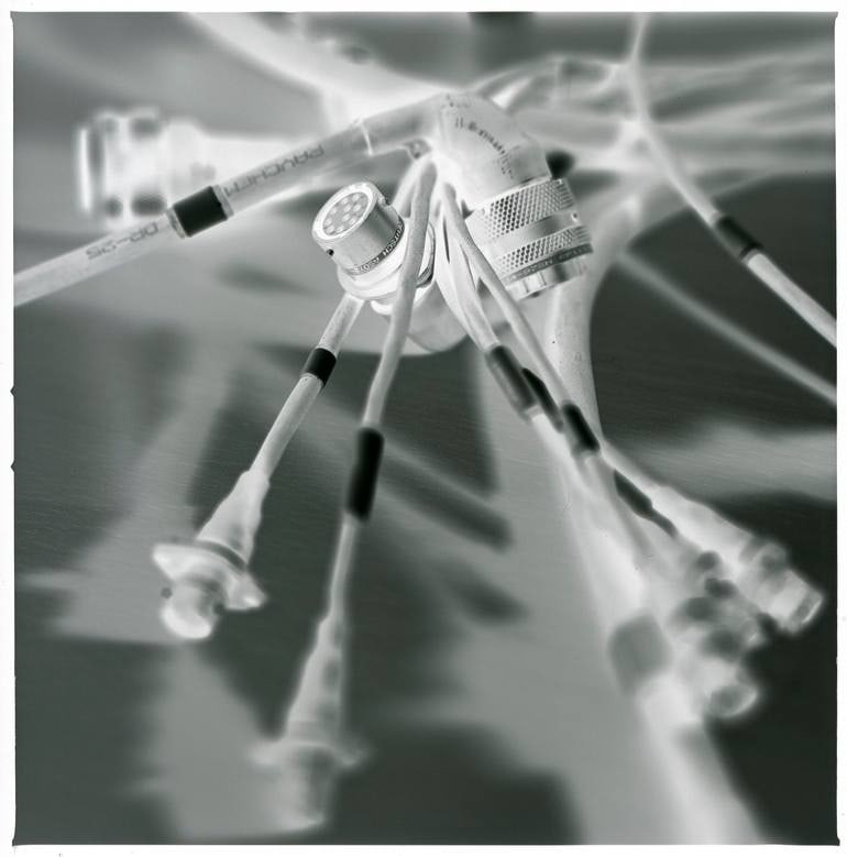 Motorsport Wiring Loom Abstract IV - Silver Gelatin (1 of 2)