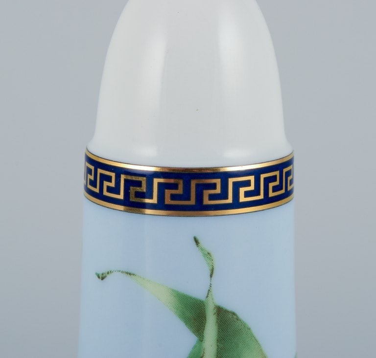 Versace for Rosenthal, "Jungle" porcelain salt shaker. - 7