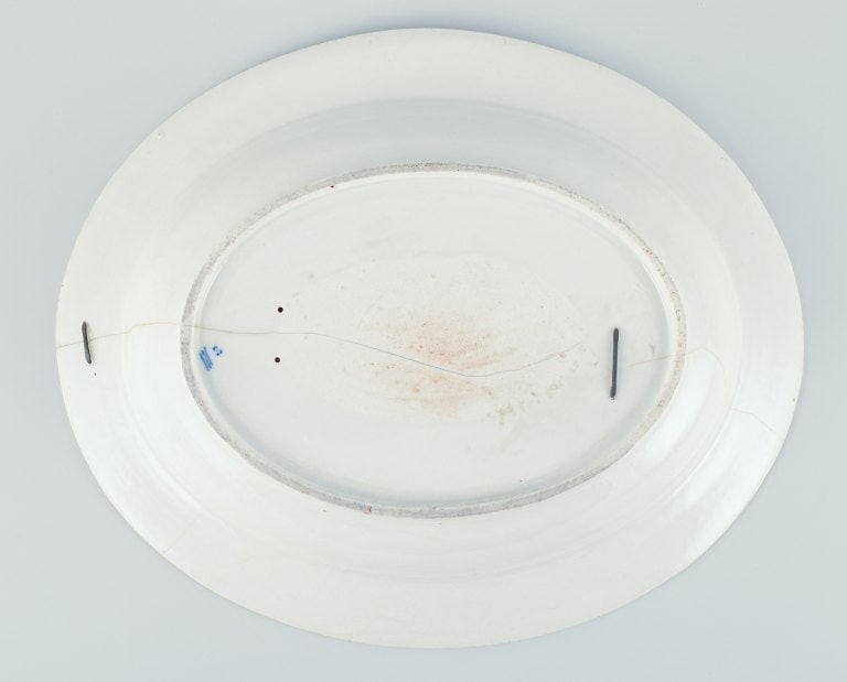 Antique Royal Copenhagen Blue Fluted oval tureen with lid. Rare tureen from the late 1700s/early - 6