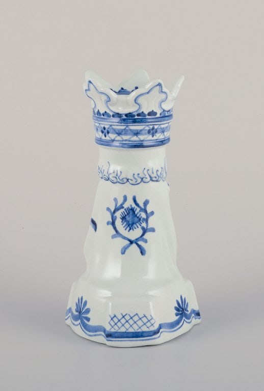 Aluminia, Denmark. "Hellig Tre Konger" (Three Wise Men) faience candlestick holder. - 6